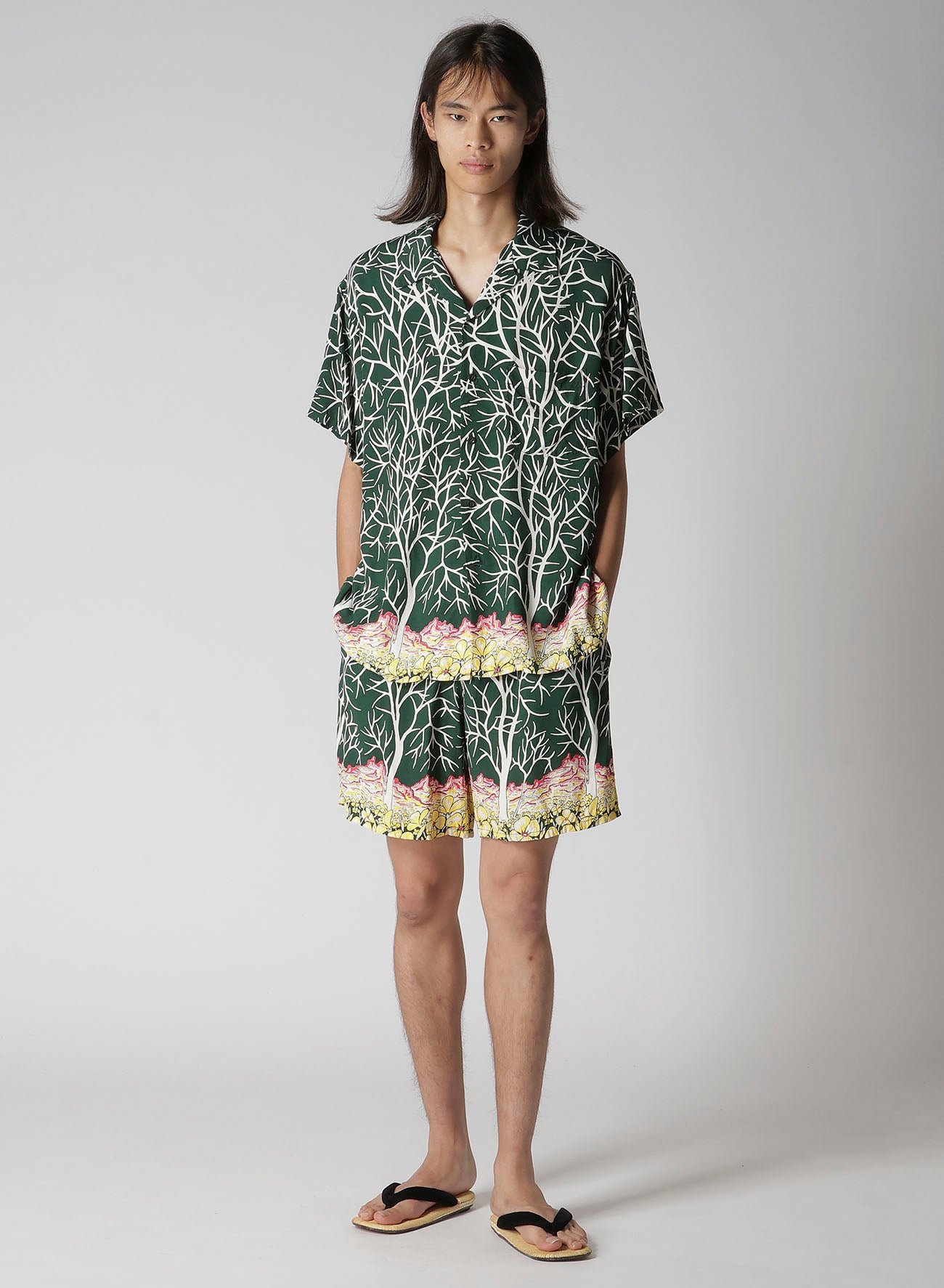 【Y's for men × MASSES】HAWAIIAN SHORT SLEEVE SHIRT