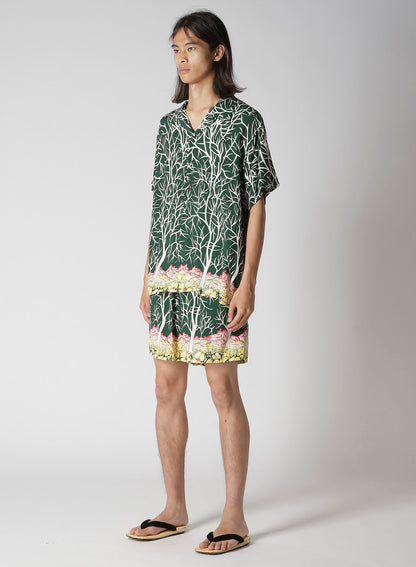 【Y's for men × MASSES】HAWAIIAN SHORT SLEEVE SHIRT