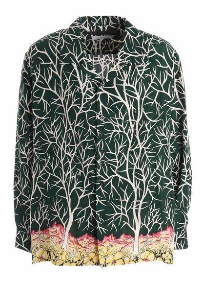 【Y's for men × MASSES】HAWAIIAN LONG SLEEVE SHIRT