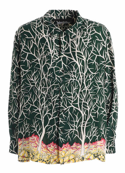 【Y's for men × MASSES】HAWAIIAN LONG SLEEVE SHIRT