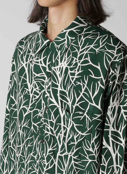 【Y's for men × MASSES】HAWAIIAN LONG SLEEVE SHIRT