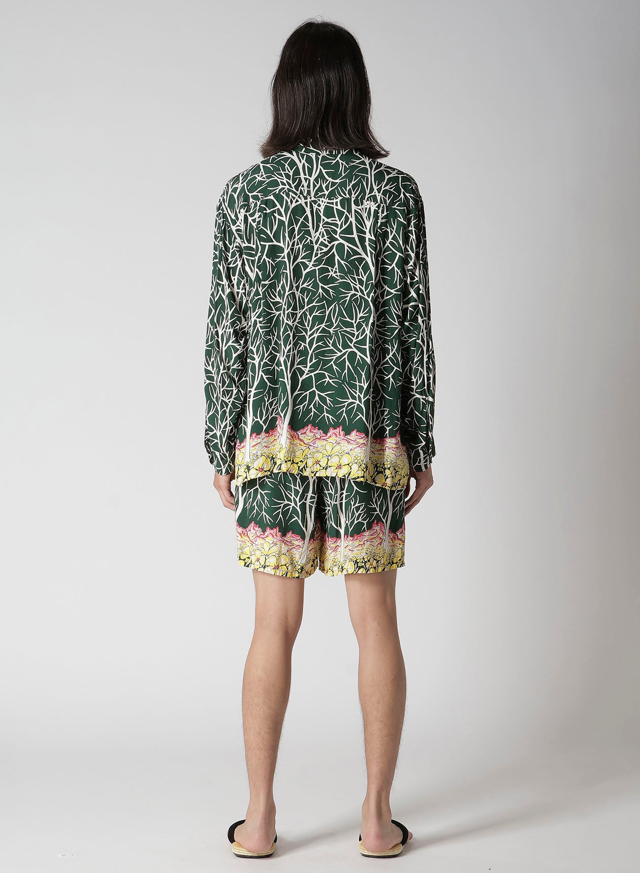 【Y's for men × MASSES】HAWAIIAN LONG SLEEVE SHIRT