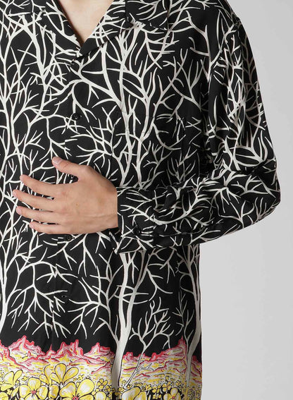 【Y's for men × MASSES】HAWAIIAN LONG SLEEVE SHIRT