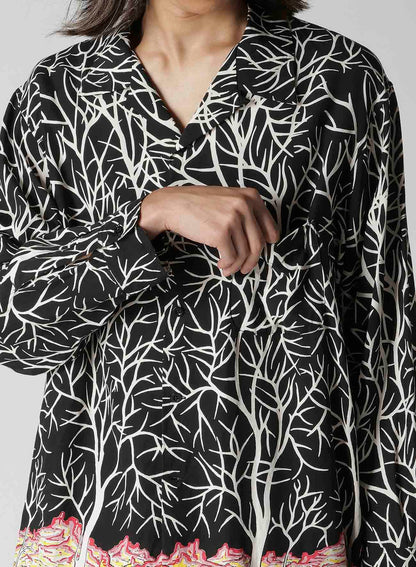 【Y's for men × MASSES】HAWAIIAN LONG SLEEVE SHIRT