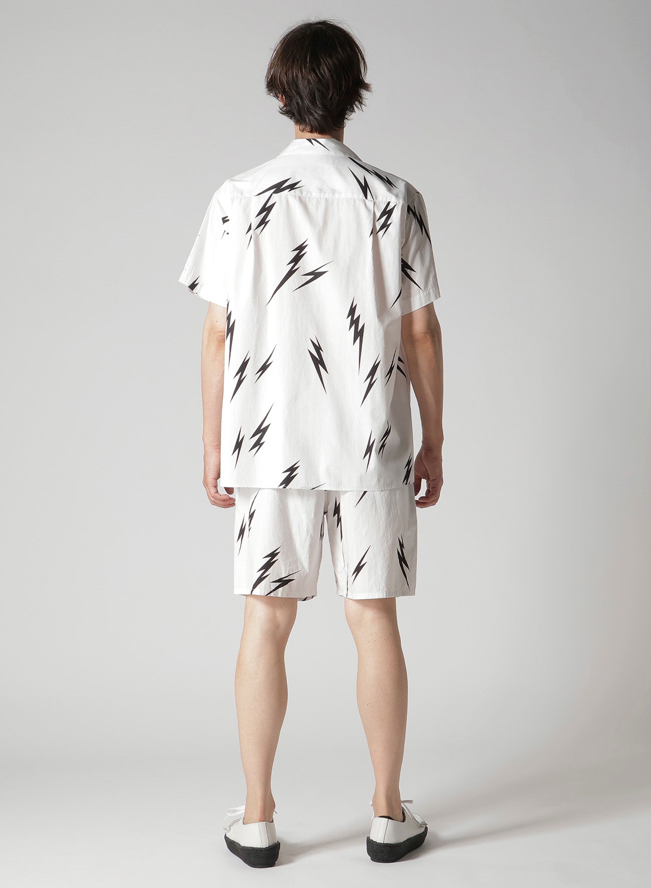 【Y's for men × MASSES】THUNDER PRINT SHORT SLEEVE SHIRT