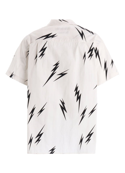 【Y's for men × MASSES】THUNDER PRINT SHORT SLEEVE SHIRT