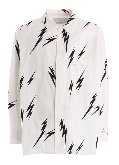 【Y's for men × MASSES】THUNDER PRINT LONG SLEEVE SHIRT