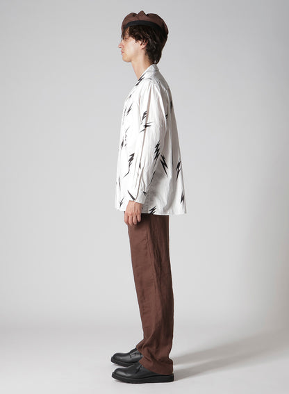 【Y's for men × MASSES】THUNDER PRINT LONG SLEEVE SHIRT