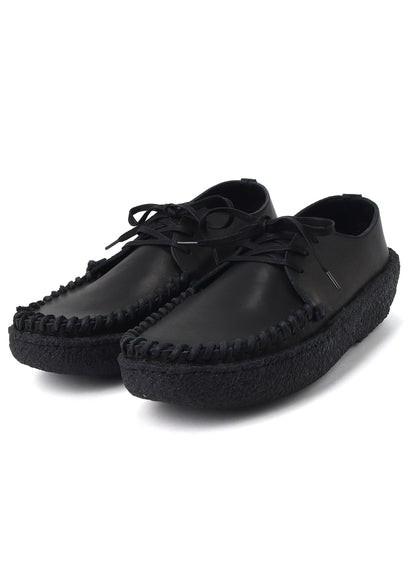 3 HOLES MOCCASIN SHOES BLACK