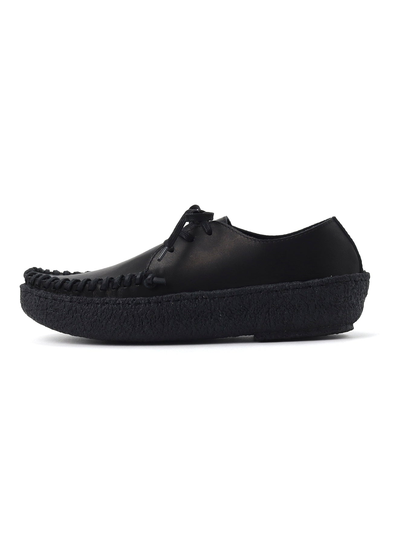 3 HOLES MOCCASIN SHOES BLACK