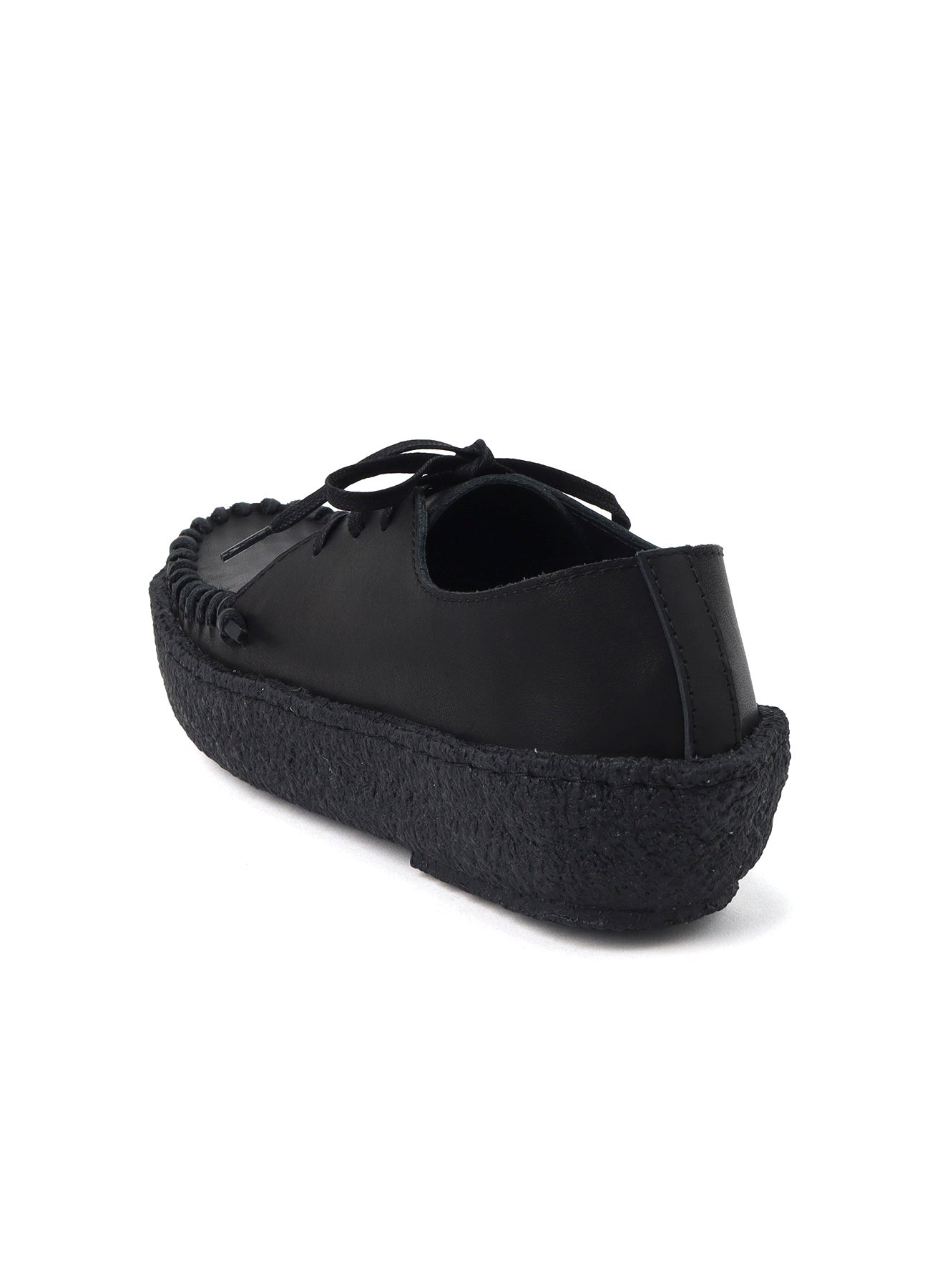 3 HOLES MOCCASIN SHOES BLACK – THE SHOP YOHJI YAMAMOTO