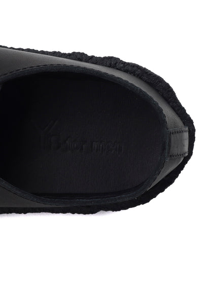 3 HOLES MOCCASIN SHOES BLACK