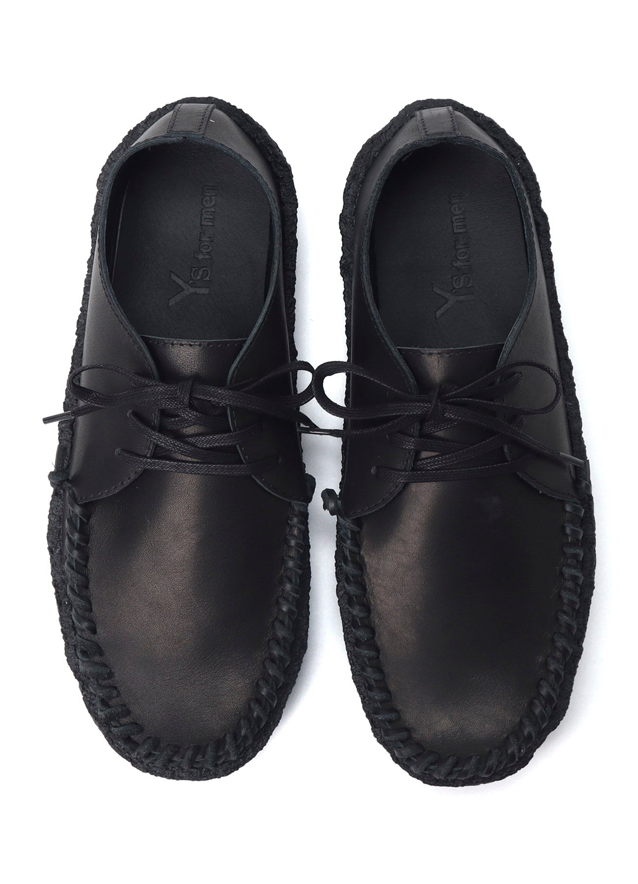 3 HOLES MOCCASIN SHOES BLACK – THE SHOP YOHJI YAMAMOTO