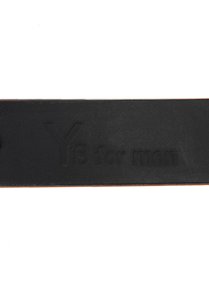 CHROMEXCEL LEATHER PLAIN BLACK BELT