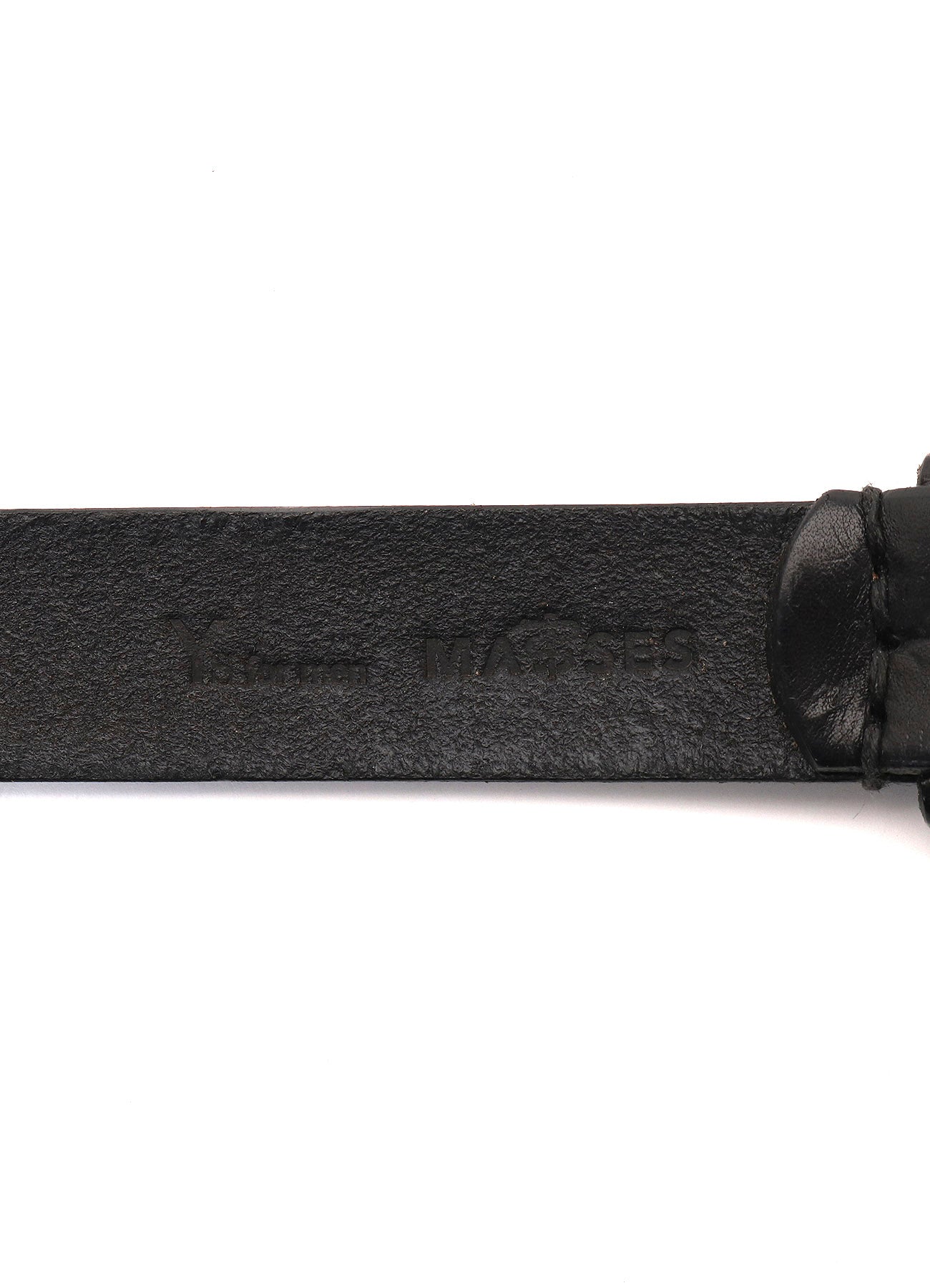 【Y's for men × MASSES】 HEAVY OIL LEATHER BELT