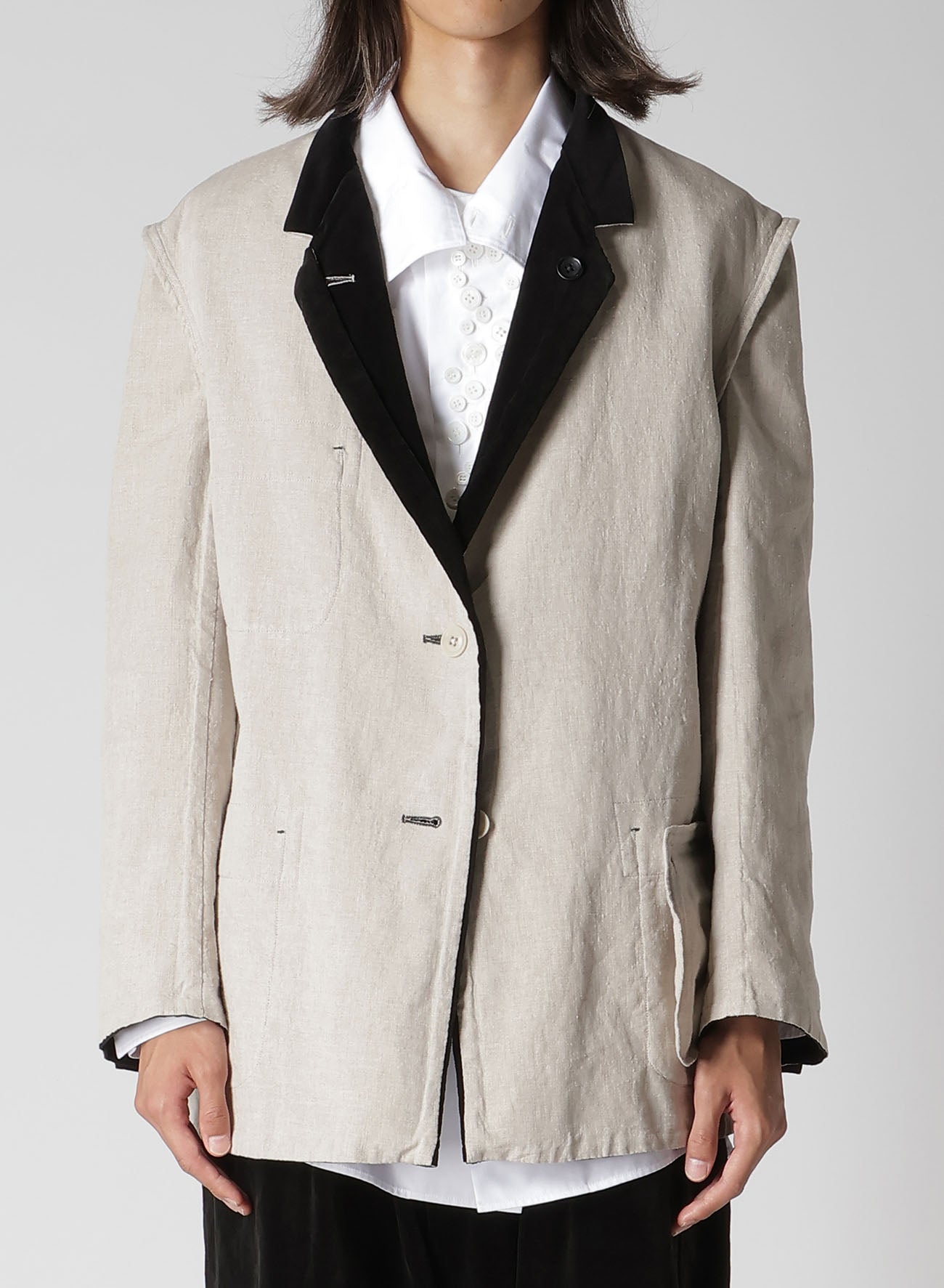 DOUBLE FACE POCKET JACKET