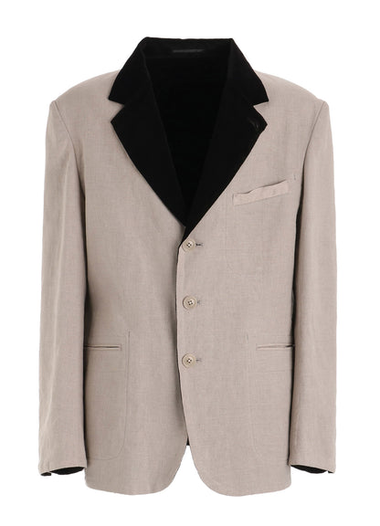 【PIECE UNIQUE】DOUBLE FACE 3-BUTTON JACKET