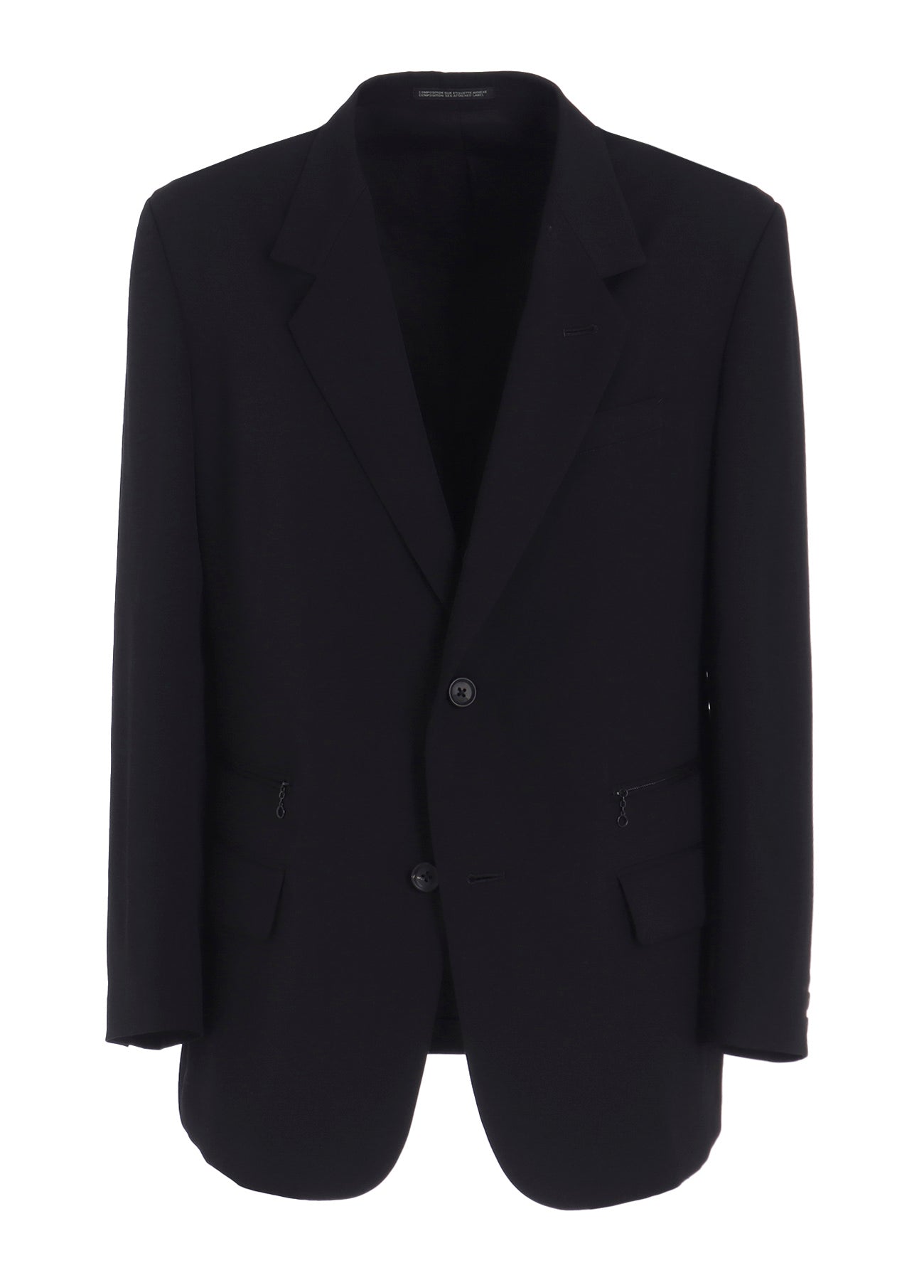 WOOL GABARDINE LEFT AND RIGHT CHANGE POCKET JACKET – THE SHOP