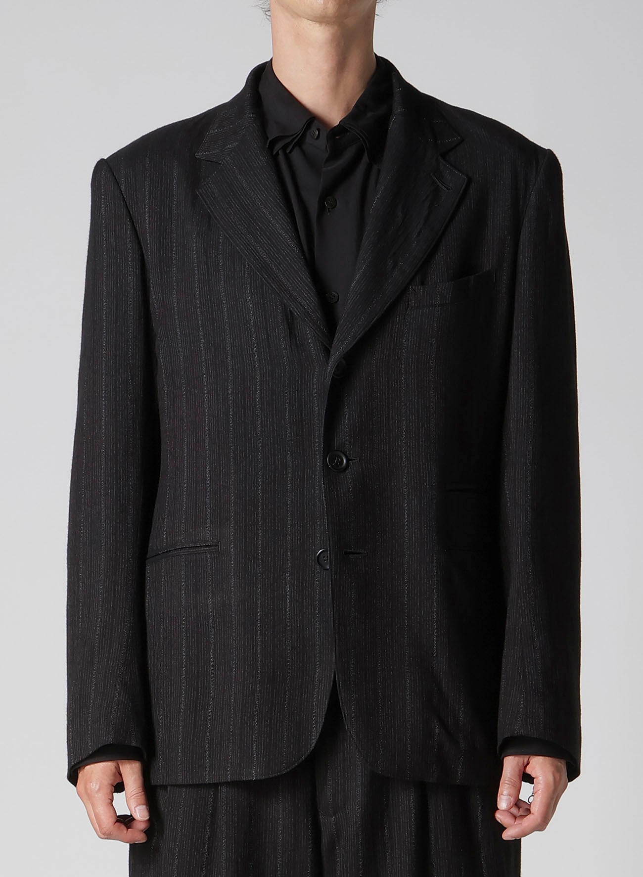 ZIP OPENED CUFF 3-BUTTON JACKET – THE SHOP YOHJI YAMAMOTO