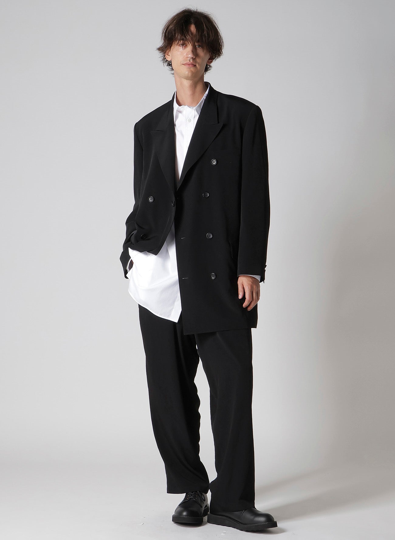 TA TUXEDO BIG PEAKED LAPEL JACKET – THE SHOP YOHJI YAMAMOTO