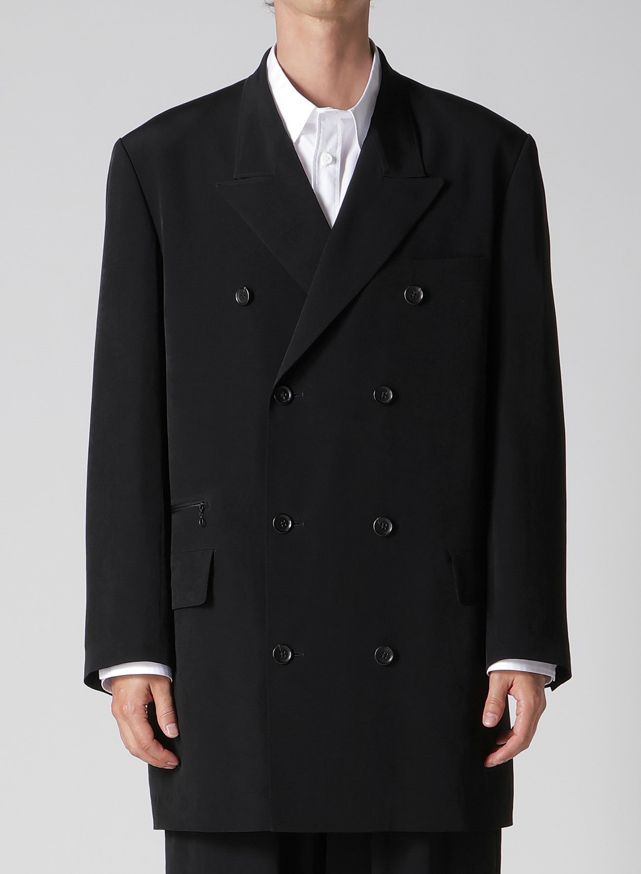 TA TUXEDO BIG PEAKED LAPEL JACKET – THE SHOP YOHJI YAMAMOTO