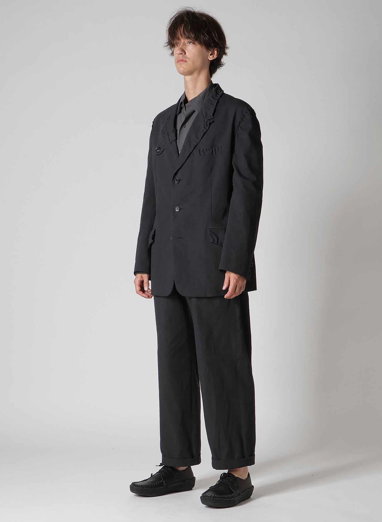 HAND STITCH LAPEL TAB JACKET