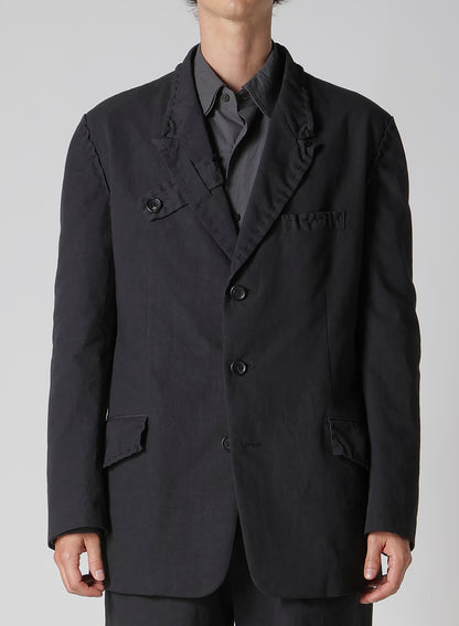 HAND STITCH LAPEL TAB JACKET
