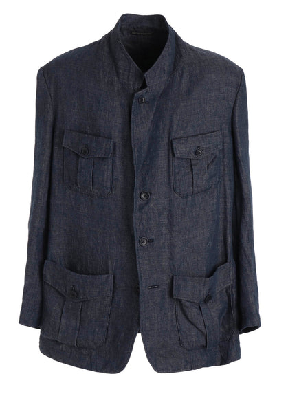 【PIECE UNIQUE】LINEN CHINO 4-POCKET JACKET