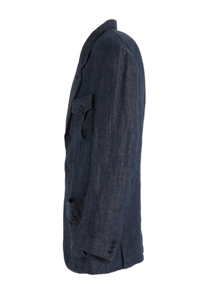 【PIECE UNIQUE】LINEN CHINO 4-POCKET JACKET