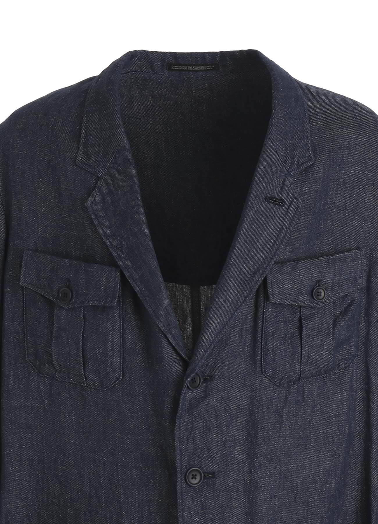 【PIECE UNIQUE】LINEN CHINO 4-POCKET JACKET