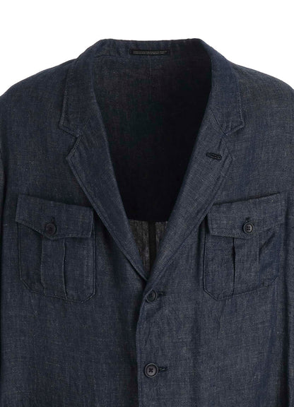 【PIECE UNIQUE】LINEN CHINO 4-POCKET JACKET