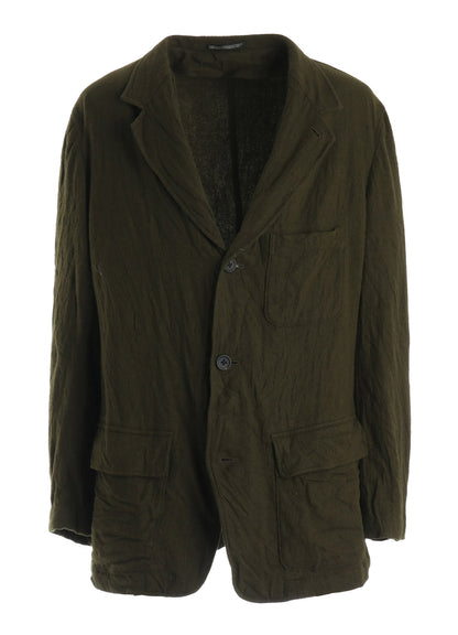 【Y's for men × MASSES】 SHRINK SERGE 3B JACKET