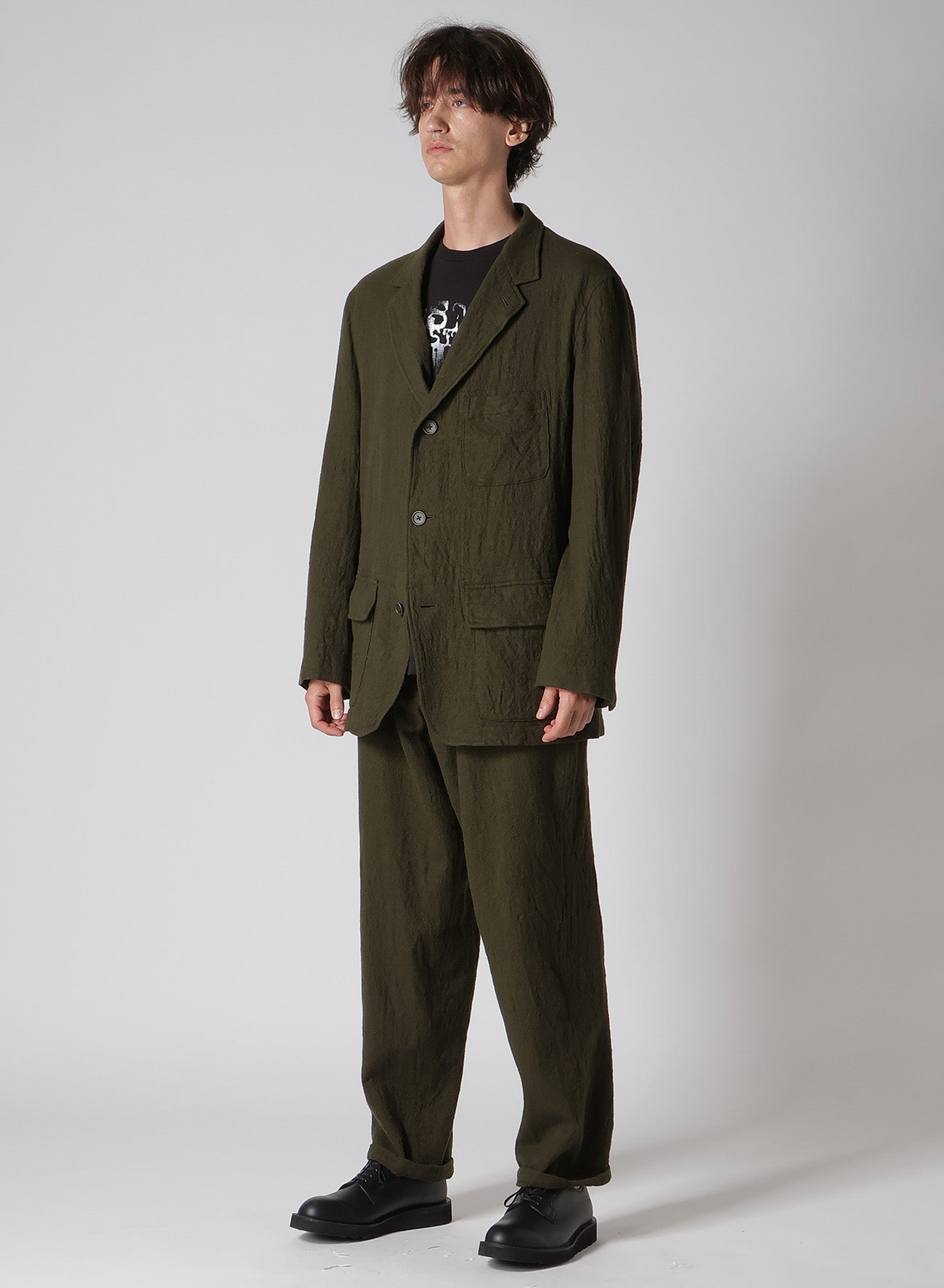 Y's for men × MASSES】 SHRINK SERGE 3B JACKET – THE SHOP YOHJI