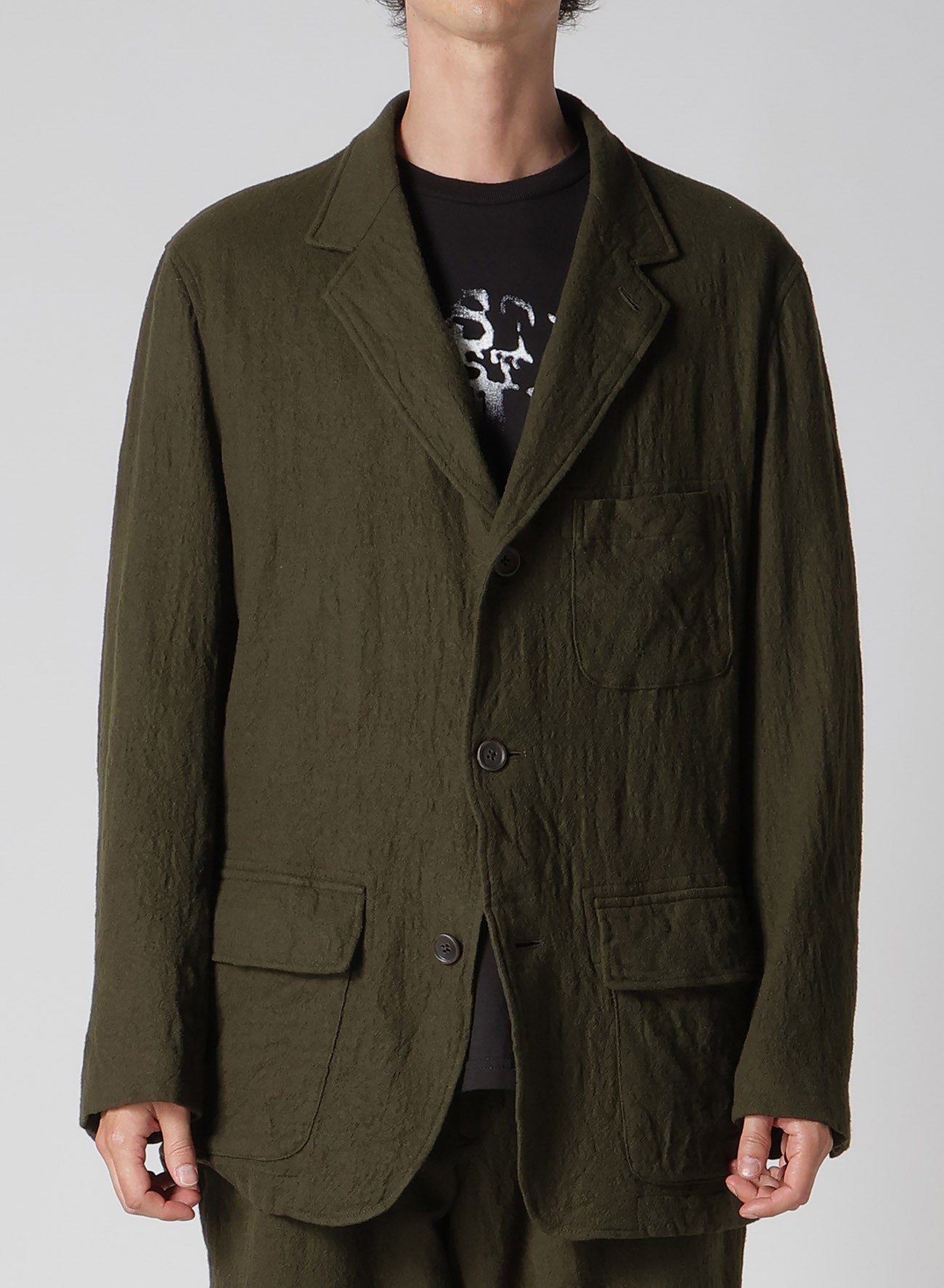 Y's for men × MASSES】 SHRINK SERGE 3B JACKET – THE SHOP YOHJI