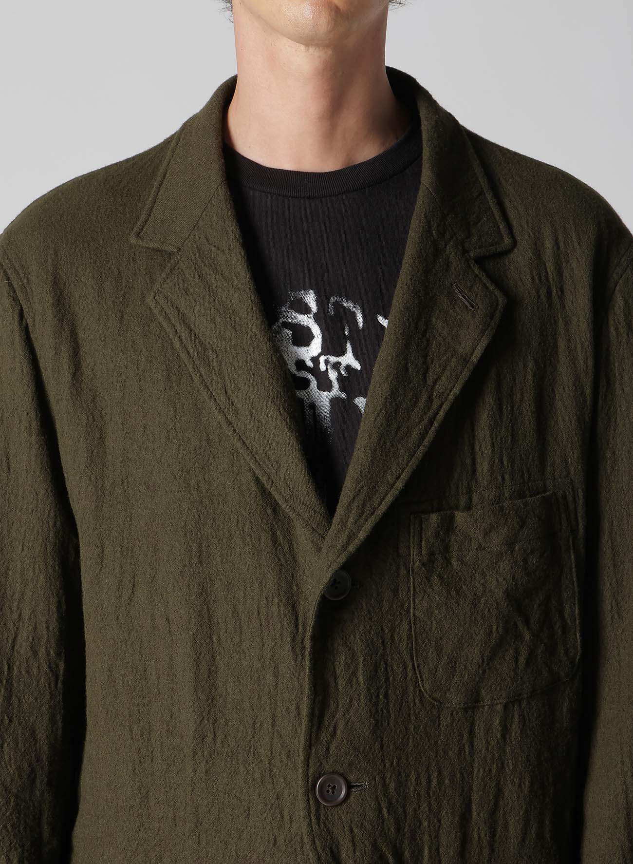 Y's for men × MASSES】 SHRINK SERGE 3B JACKET – THE SHOP YOHJI