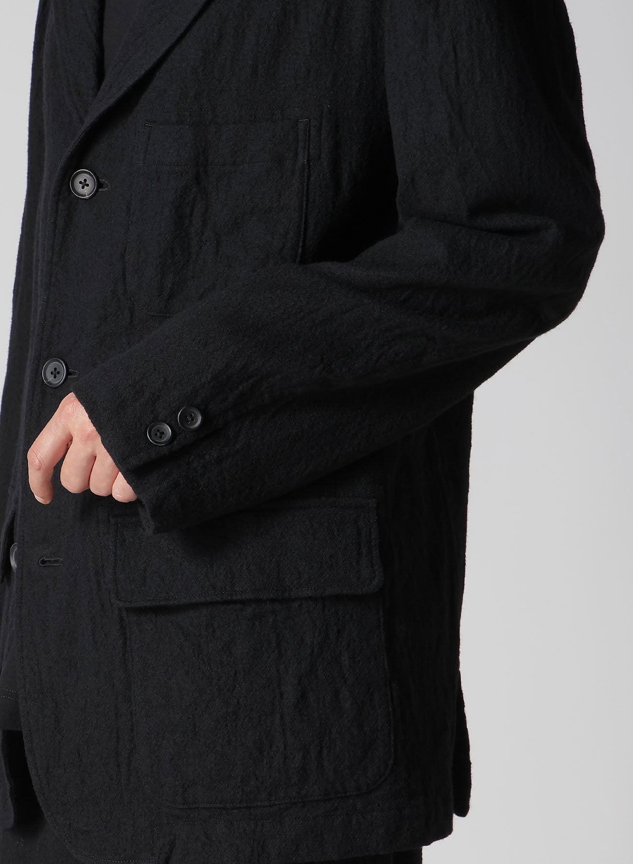 Y's for men × MASSES】 SHRINK SERGE 3B JACKET – THE SHOP YOHJI
