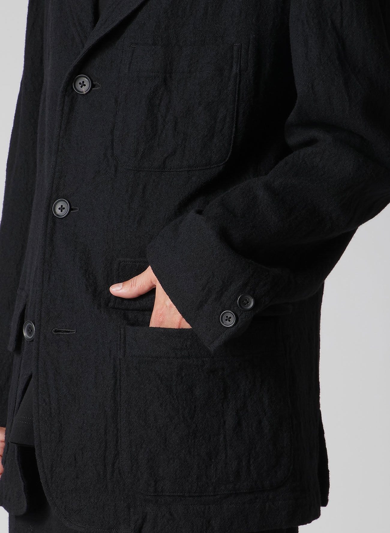 Y's for men × MASSES】 SHRINK SERGE 3B JACKET – THE SHOP YOHJI