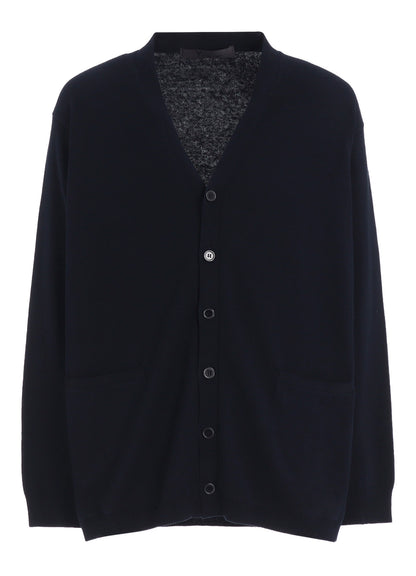 Y's for men LOGO V-NECK CARDIGAN