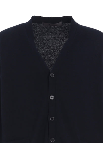 Y's for men LOGO V-NECK CARDIGAN