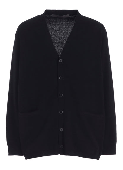 Y's for men LOGO V-NECK CARDIGAN