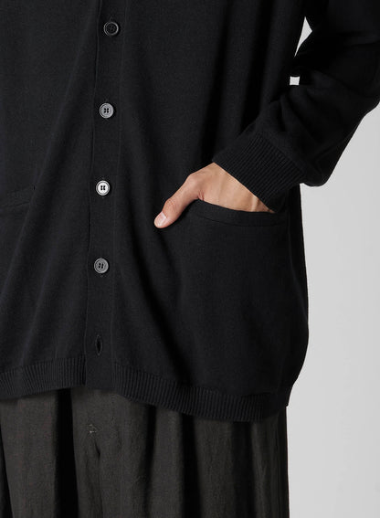 Y's for men LOGO V-NECK CARDIGAN