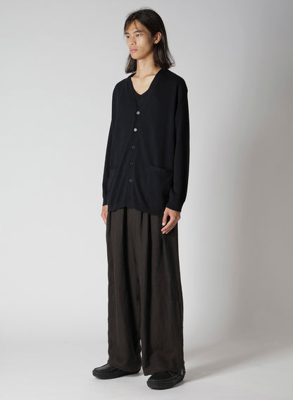 Y's for men LOGO V-NECK CARDIGAN