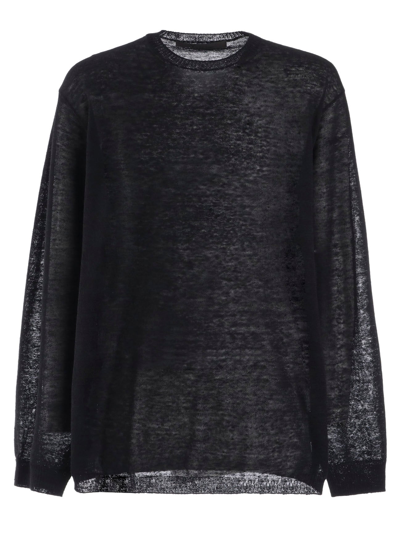 12G1PLY PLAIN STITCH ROUND NECK PULLOVER