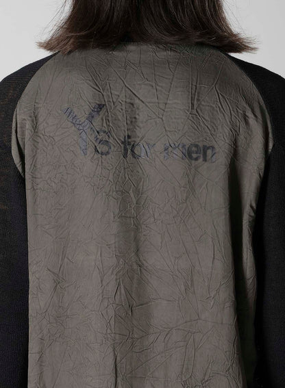 Y's for men BIG LOGO ROUND NECK PULLOVER