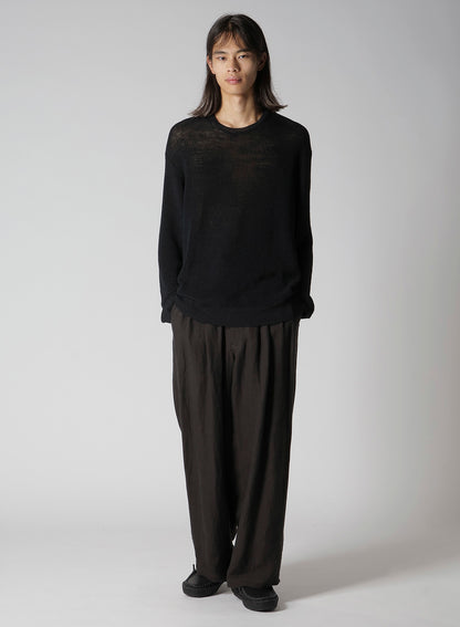 Y's for men BIG LOGO ROUND NECK PULLOVER