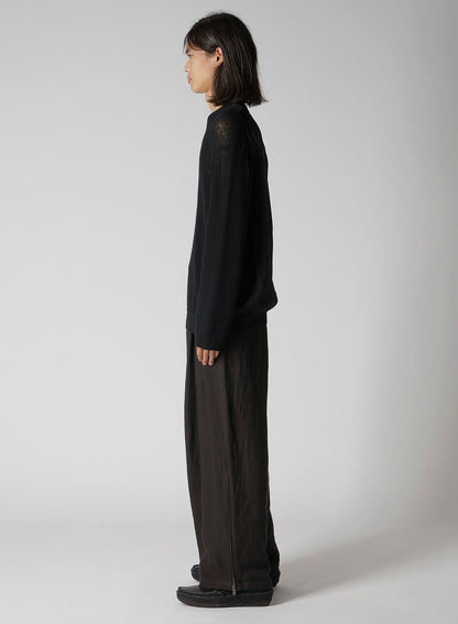 Y's for men BIG LOGO ROUND NECK PULLOVER