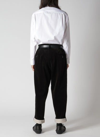 DOUBLE FACE HEM TAB PANTS