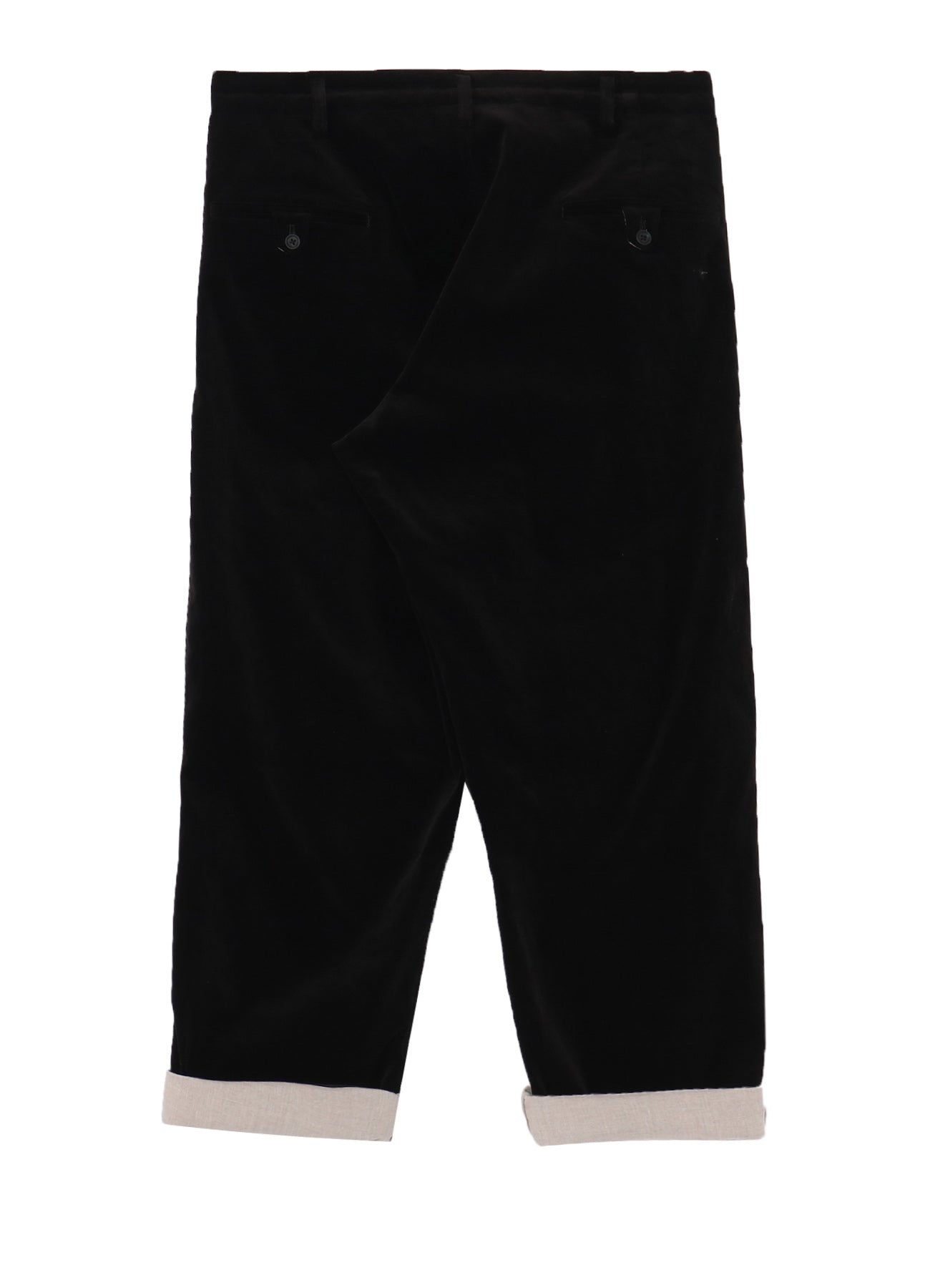 DOUBLE FACE HEM TAB PANTS