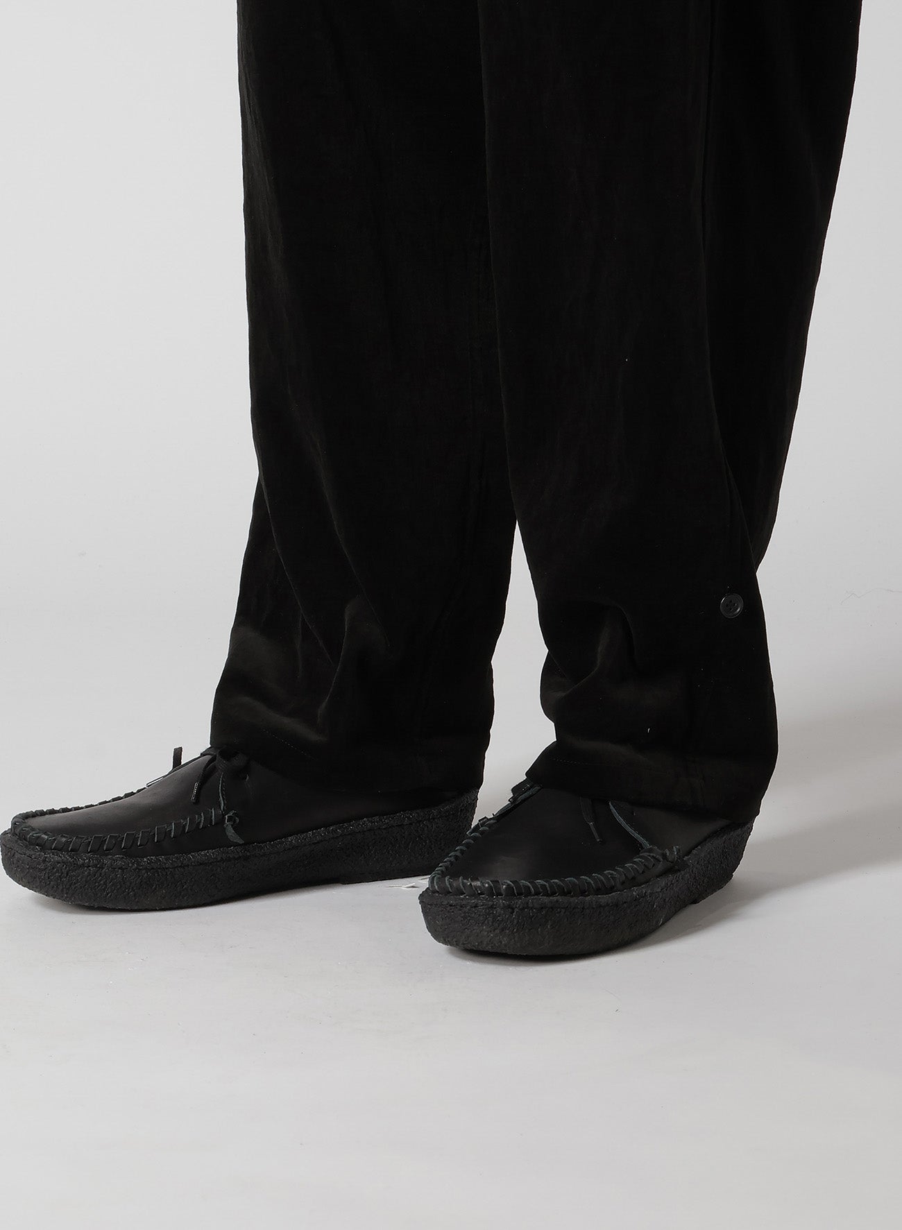 DOUBLE FACE HEM TAB PANTS