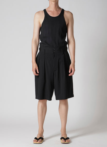 WOOL GABARDINE SHORT PANTS
